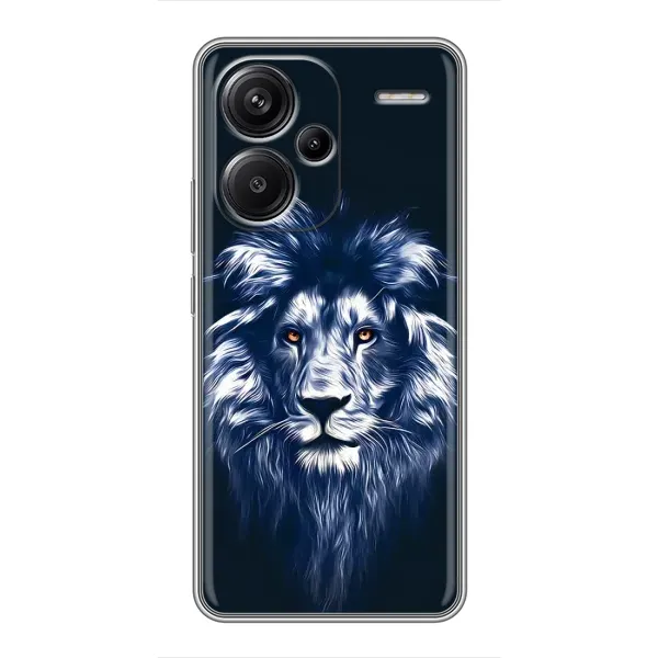 Чехол с рисунком «Лев - синий» для Xiaomi Redmi Note 13 Pro Plus Чехол с рисунком «Лев - синий» для Xiaomi Redmi Note 13 Pro Plus