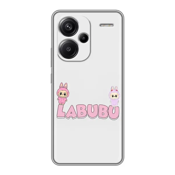 Чохол з малюнком «Логотип Лабубу» для Xiaomi Redmi Note 13 Pro Plus Чохол з малюнком «Логотип Лабубу» для Xiaomi Redmi Note 13 Pro Plus