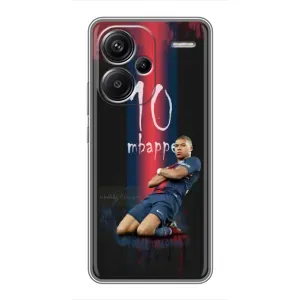 Чехол (TPU) с Футболистом на Xiaomi Redmi Note 13 Pro Plus (MBAPPE 10)
