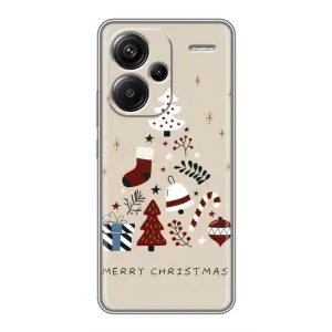 Чехол Санта Клаус для Xiaomi Redmi Note 13 Pro Plus (Merry Christmas)