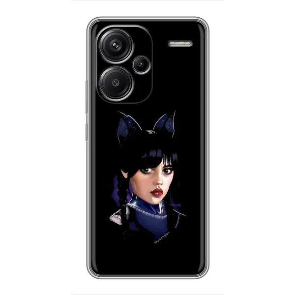 Чехол с рисунком «Милая Уэнсдей» для Xiaomi Redmi Note 13 Pro Plus