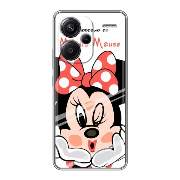 Чехол с рисунком «Minni Mouse» для Xiaomi Redmi Note 13 Pro Plus Чехол с рисунком «Minni Mouse» для Xiaomi Redmi Note 13 Pro Plus