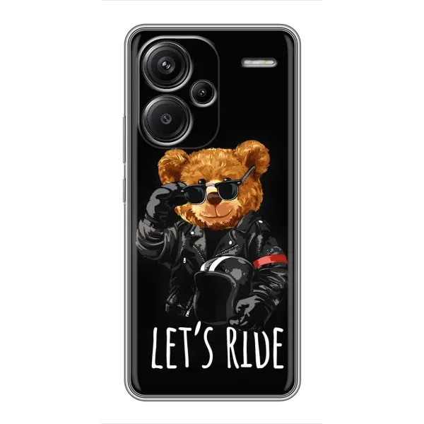 Чехол с рисунком «Модный Мишка» для Xiaomi Redmi Note 13 Pro Plus Чехол с рисунком «Модный Мишка» для Xiaomi Redmi Note 13 Pro Plus