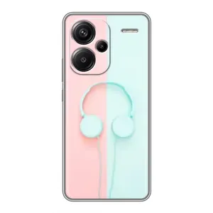 Девчачий Чехол для Xiaomi Redmi Note 13 Pro Plus (Наушники)