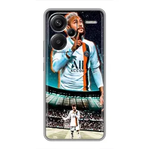 Силиконовый Чехол Xiaomi Redmi Note 13 Pro Plus (Неймар ПСЖ)