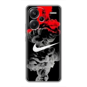 Силіконовый Чохол на Xiaomi Redmi Note 13 Pro Plus з картинкою НАЙК (Nike дим)