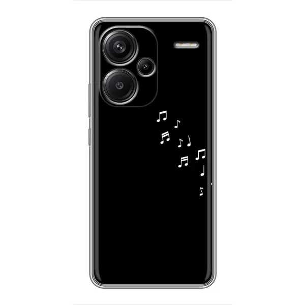Чехол с рисунком «Ноты» для Xiaomi Redmi Note 13 Pro Plus