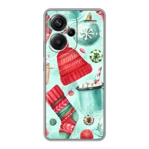Чехол Санта Клаус для Xiaomi Redmi Note 13 Pro Plus (Одежда)