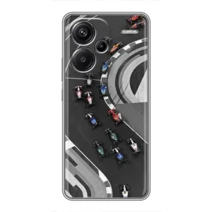 Чехол фильм Формула 1 для Xiaomi Redmi Note 13 Pro Plus (Гонки ф1)