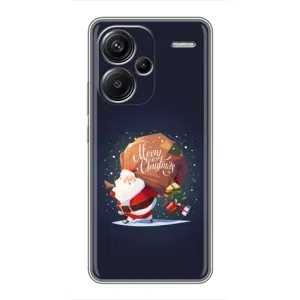 Чехол Санта Клаус для Xiaomi Redmi Note 13 Pro Plus (Подарки от Санты)
