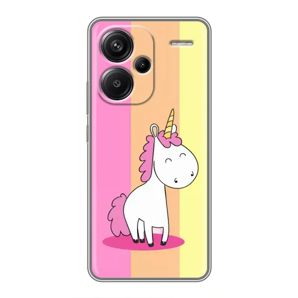 Чехол с рисунком «Радужный Единорог» для Xiaomi Redmi Note 13 Pro Plus Чехол с рисунком «Радужный Единорог» для Xiaomi Redmi Note 13 Pro Plus