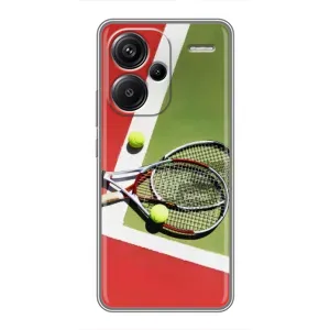 Чохли з прінтом Спортивна тематика для Xiaomi Redmi Note 13 Pro Plus (Ракетки теніс)