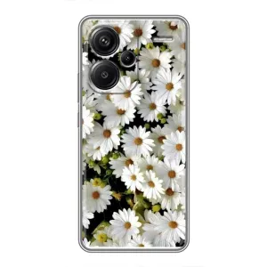 Чехол с ромашками на Xiaomi Redmi Note 13 Pro Plus (Рамка в ромашках)
