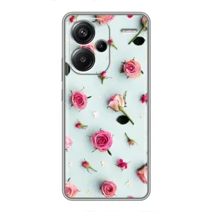 Чохли з принтом Троянд для Xiaomi Redmi Note 13 Pro Plus (Різні квіти)