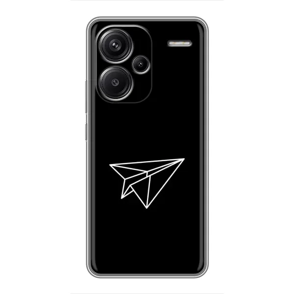 Чехол с рисунком «Самолетик» для Xiaomi Redmi Note 13 Pro Plus