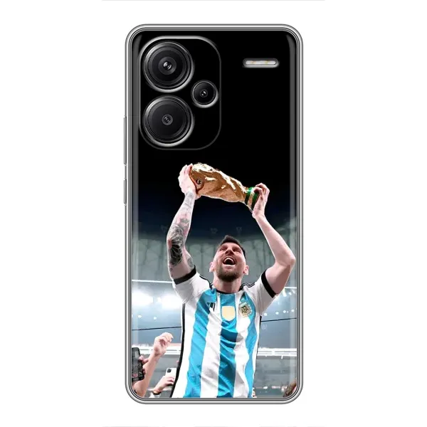 Чехол с рисунком «Счастливый Месси» для Xiaomi Redmi Note 13 Pro Plus Чехол с рисунком «Счастливый Месси» для Xiaomi Redmi Note 13 Pro Plus