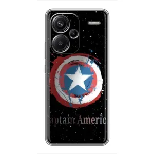 Чехол с Щитом Капитана Америки на Xiaomi Redmi Note 13 Pro Plus (Щит Капитана)