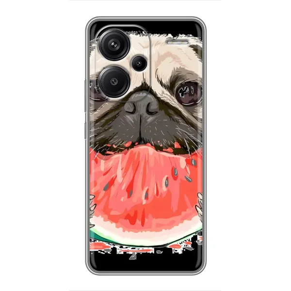 Чехол с рисунком «Смешной Мопс» для Xiaomi Redmi Note 13 Pro Plus Чехол с рисунком «Смешной Мопс» для Xiaomi Redmi Note 13 Pro Plus