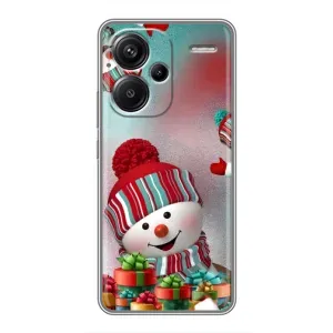 Чехлы на Новый Год Xiaomi Redmi Note 13 Pro Plus (Снеговик в шапке)