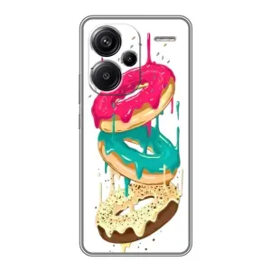 Чехол с изображением вкусной еды для Xiaomi Redmi Note 13 Pro Plus (Сочные пончики)