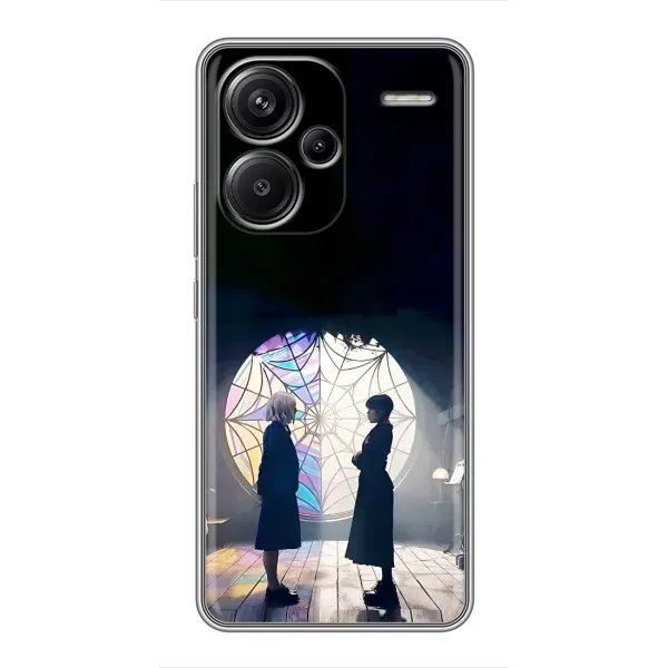 Чехол с рисунком «Уэнсдей и Энди» для Xiaomi Redmi Note 13 Pro Plus