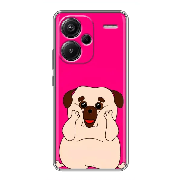 Чехол с рисунком «Веселый Мопсик» для Xiaomi Redmi Note 13 Pro Plus Чехол с рисунком «Веселый Мопсик» для Xiaomi Redmi Note 13 Pro Plus