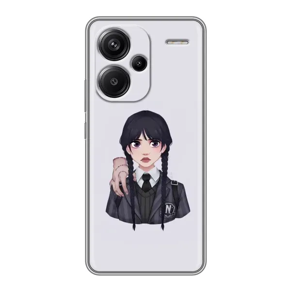 Чехол с рисунком «Вещь Венсдей» для Xiaomi Redmi Note 13 Pro Plus