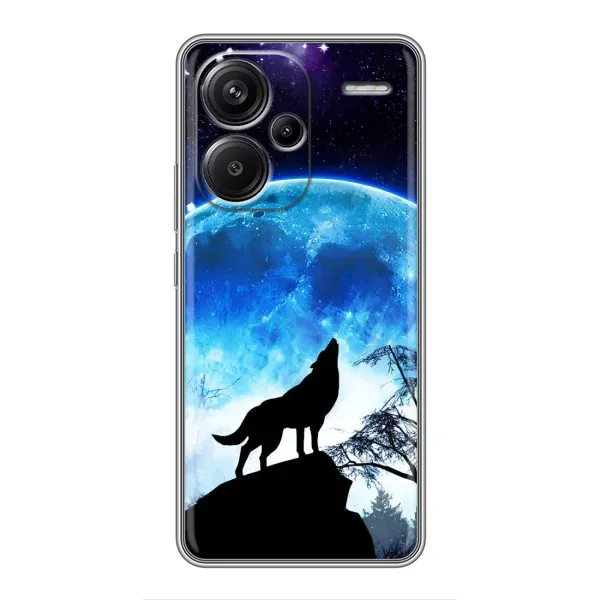 Чехол с рисунком «Воет на луну» для Xiaomi Redmi Note 13 Pro Plus Чехол с рисунком «Воет на луну» для Xiaomi Redmi Note 13 Pro Plus