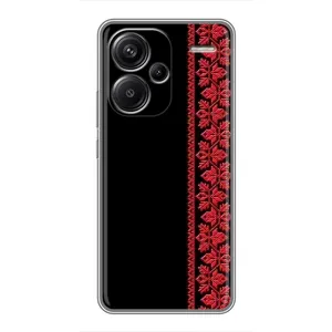 Силиконовый Чехол на Xiaomi Redmi Note 13 Pro Plus с картинкой Вышиванки