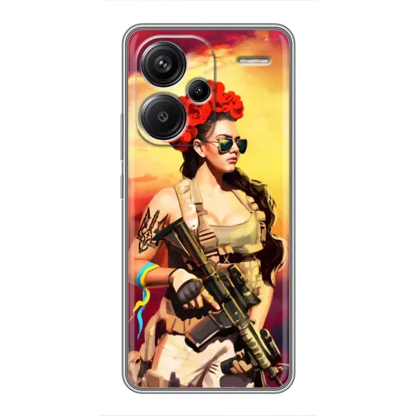 Чехол с рисунком «Женщина солдат» для Xiaomi Redmi Note 13 Pro Plus Чехол с рисунком «Женщина солдат» для Xiaomi Redmi Note 13 Pro Plus