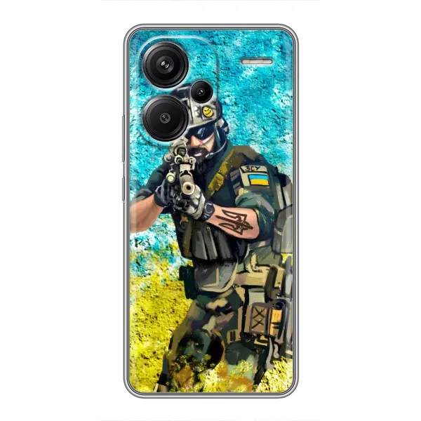 Чехол с рисунком «ЗСУ Воин» для Xiaomi Redmi Note 13 Pro Plus Чехол с рисунком «ЗСУ Воин» для Xiaomi Redmi Note 13 Pro Plus