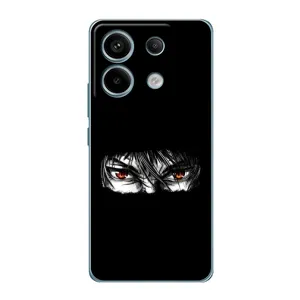 Силіконові чохлі з очіма Anime для Редмі Нот 13 Про (4G) (Аніме очі)