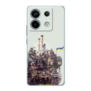 Чехлы на военную тематику для Xiaomi Redmi Note 13 Pro (4G) (Азовсталь)