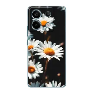 Чохол з ромашками на Xiaomi Redmi Note 13 Pro (4G) (Білі ромашки)