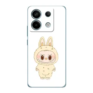 Чохол з принтом Лабубу для Xiaomi Redmi Note 13 Pro (Бежевий Лабубу)