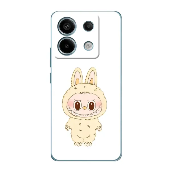 Чехол с рисунком «Бежевый Лабубу» для Xiaomi Redmi Note 13 Pro