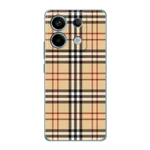 Чехол с Брендами одежды на Редми Нот 13 Про (4G) (Burberry стиль)