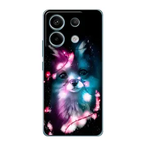 Чехол с Лисичкой для Xiaomi Redmi Note 13 Pro (4G) (Черная Лиса)
