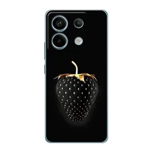 Чохол з зображенням смачної їжі для Xiaomi Redmi Note 13 Pro (Чорна полуниця)