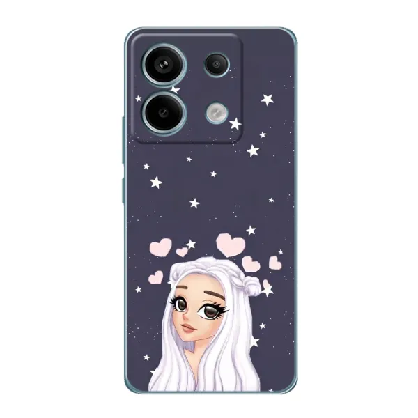 Чехол с рисунком «Девушка и сердечки» для Xiaomi Redmi Note 13 Pro Чехол с рисунком «Девушка и сердечки» для Xiaomi Redmi Note 13 Pro