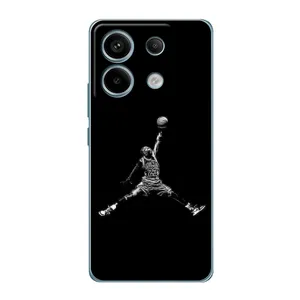 Силиконовый Чехол Nike Air Jordan на Редми Нот 13 Про (4G) (Джордан)