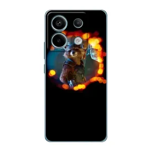 Чохол з малюнком «Енот Ракета» для Xiaomi Redmi Note 13 Pro
