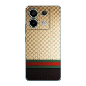 Чохли бренд ГУЧЧІ для Xiaomi Redmi Note 13 Pro (4G) (Фон Гуччі)