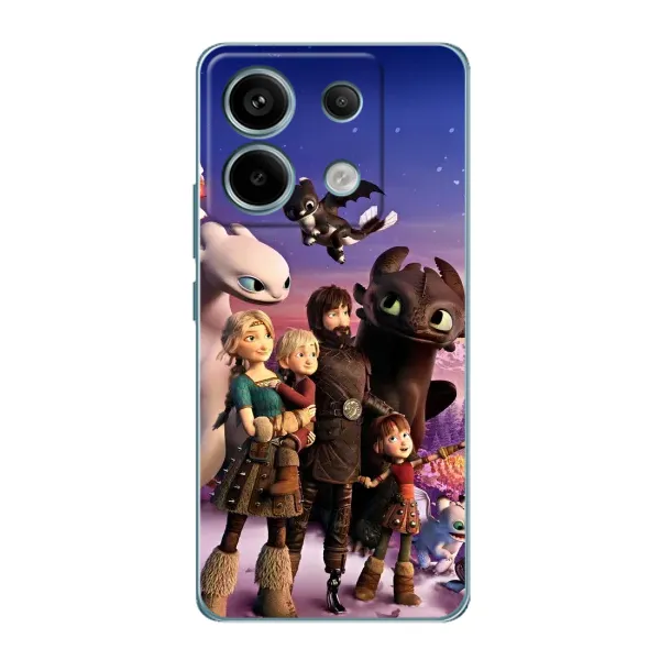 Чохол з малюнком «Герої дракона» для Xiaomi Redmi Note 13 Pro Чохол з малюнком «Герої дракона» для Xiaomi Redmi Note 13 Pro