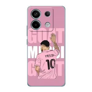 Чехлы Лео Месси в Майами на Xiaomi Redmi Note 13 Pro (4G) (GOAT MESSI)
