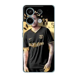Силиконовый Чехол Xiaomi Redmi Note 13 Pro (4G) (Gold Neymar)