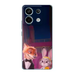 Силиконовый чехол с принтом Зоотрополіс для Xiaomi Redmi Note 13 Pro (Главные герои)