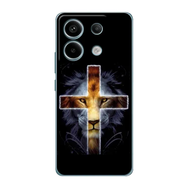 Чехол с рисунком «Иисус Лев» для Xiaomi Redmi Note 13 Pro Чехол с рисунком «Иисус Лев» для Xiaomi Redmi Note 13 Pro