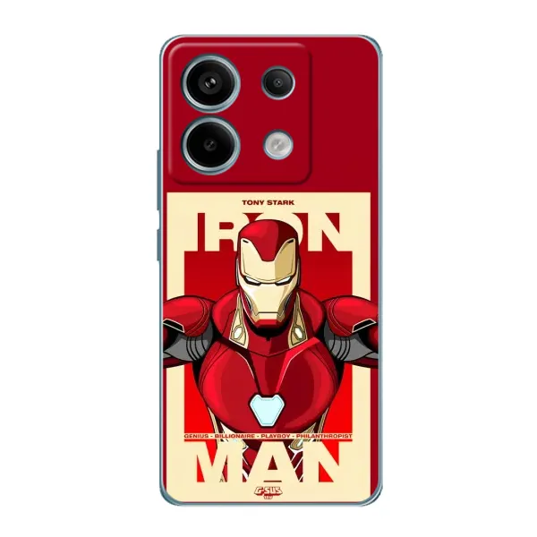 Чехол с рисунком «Iron man» для Xiaomi Redmi Note 13 Pro