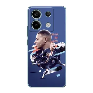 Чехол (TPU) с Футболистом на Xiaomi Redmi Note 13 Pro (4G) (Килиан)
